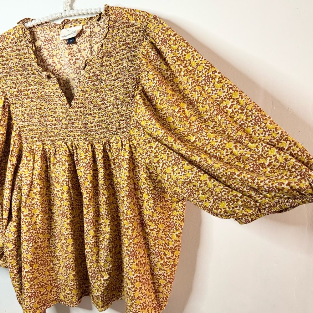 Universal Thread Micro Floral Blouse - image 5